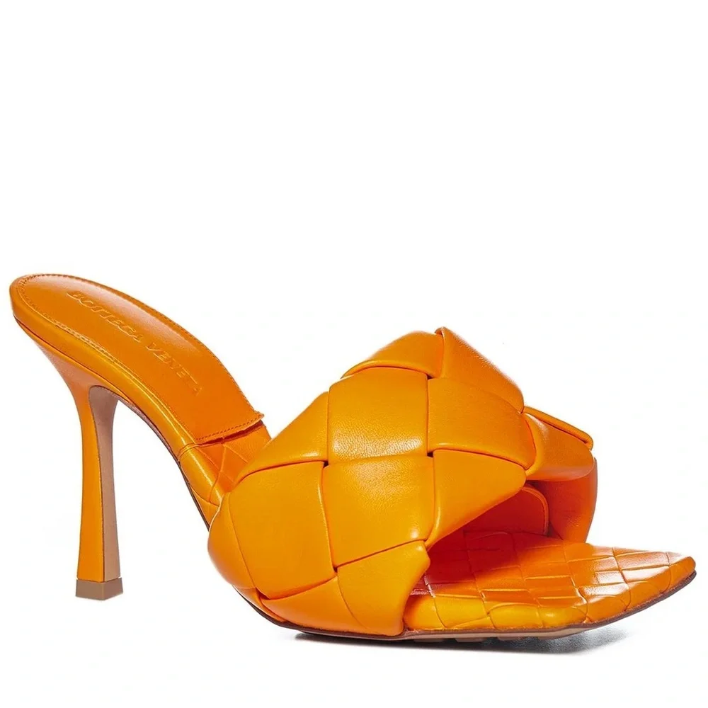 NWOT Orange intrecchiato Lido sandals Size 38